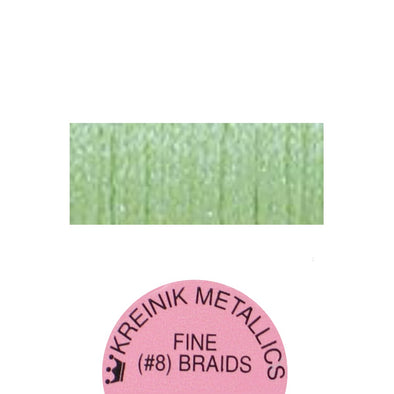 Kreinik Metallic #8 Braid  053F Lime