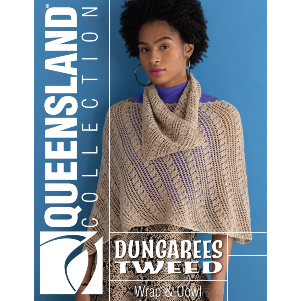 Queensland C   75-02 Dungarees Tweed Wrap & Cowl