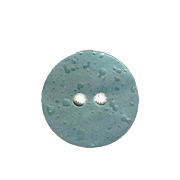 Button 457580 Teal Blue Sparkle 15mm