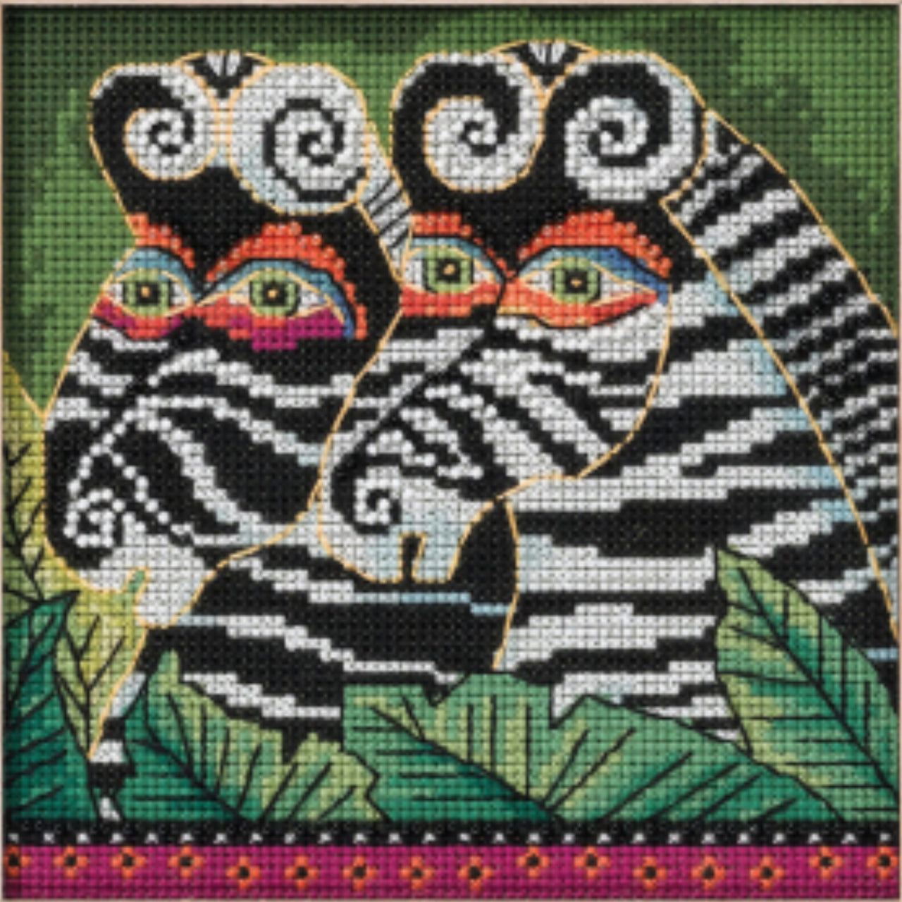 Laurel Burch 14-2214  Zebra Amazonia 2022