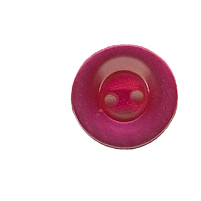Button 350363 Hot Pink Circle 18mm