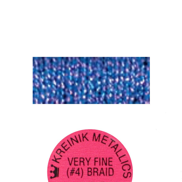 Kreinik Metallic #4 Braid 3533 Purple Mambo Very fine