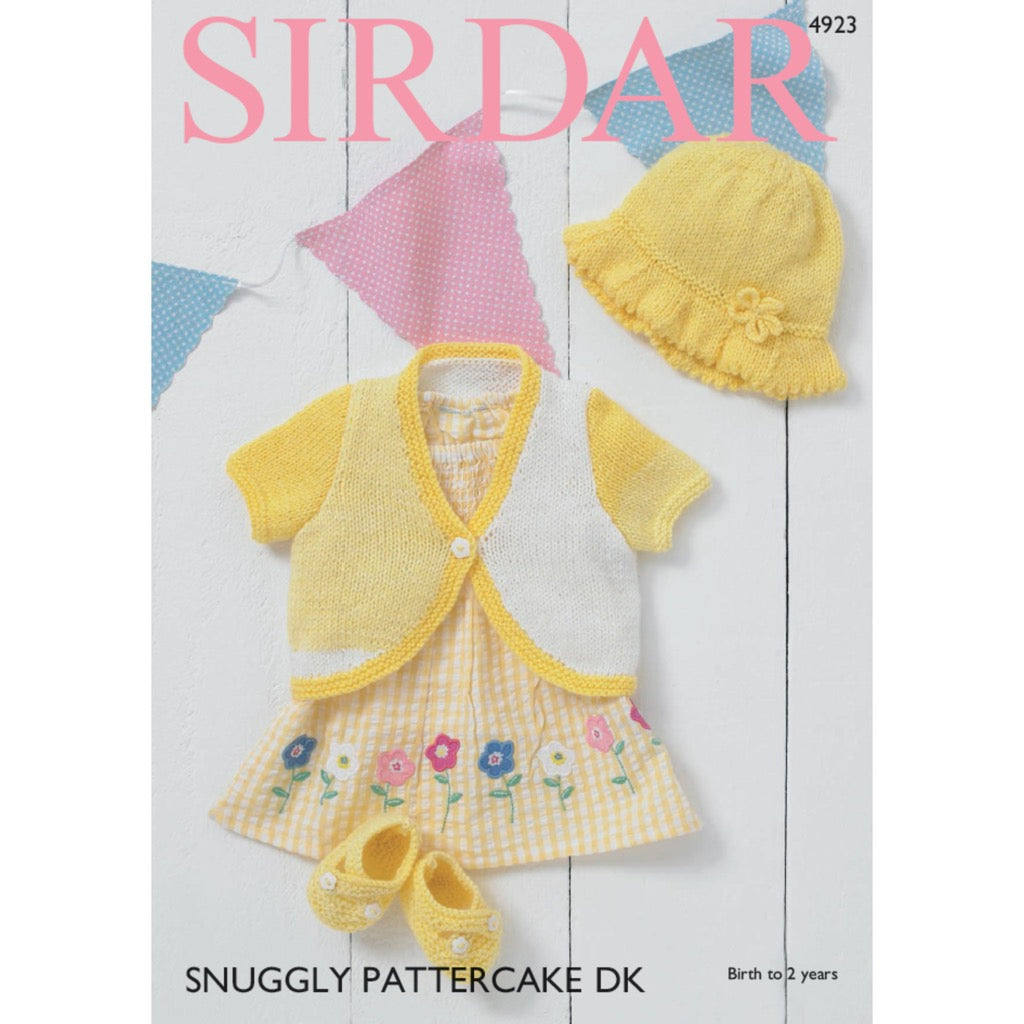 Sirdar 4923 Pattercake Bolero set