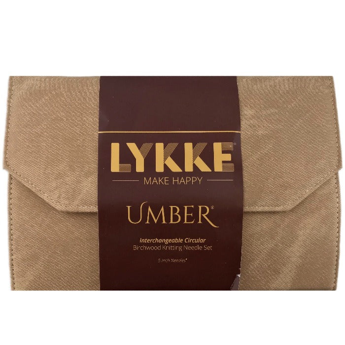 Circular Needle Gift Set LYKKE Umber 5" - Beige