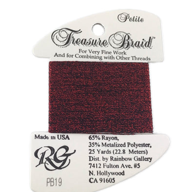 Petit Treasure Braid 19 Dark Red