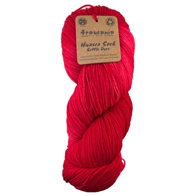 Huasco Sock Kettle Dyes 1012 crimson