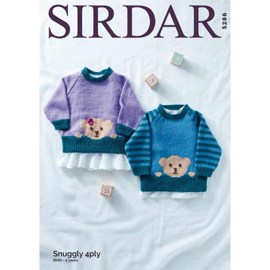 Sirdar 5286 Snuggly 4ply Sweaters