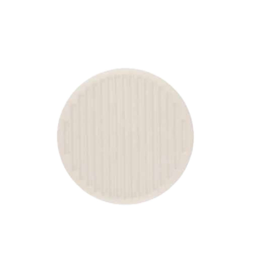 Button 261379 Round and Textured on Surface -Shank White 15mm