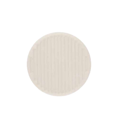 Button 261379 Round and Textured on Surface -Shank White 15mm