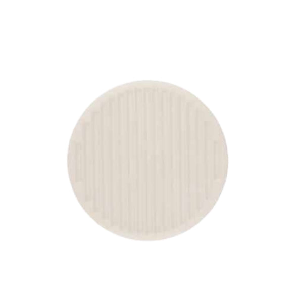 Button 261379 Round and Textured on Surface -Shank White 15mm