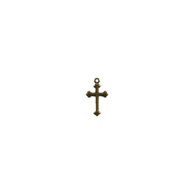Charm J60226AG Antique Gold Cross