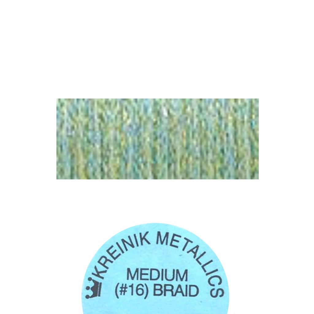 Kreinik Metallic#16 Braid 9194 Star Green