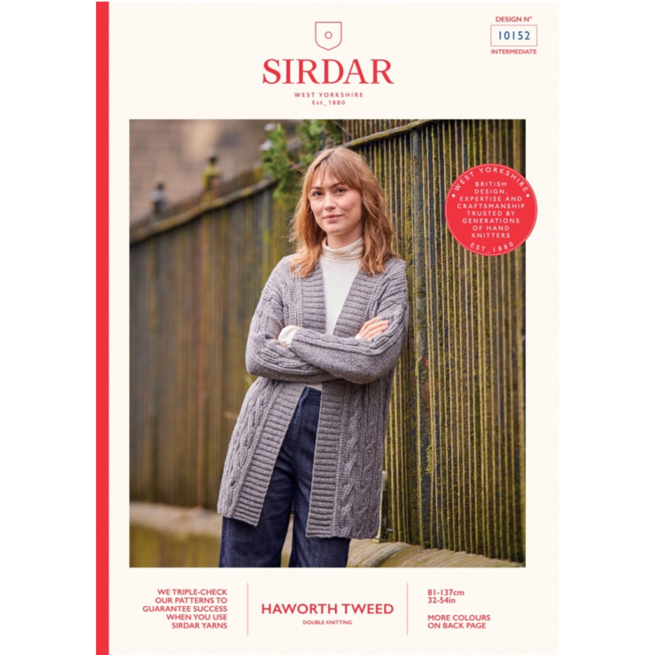 Sirdar 10152 Haworth Tweed Cardigan