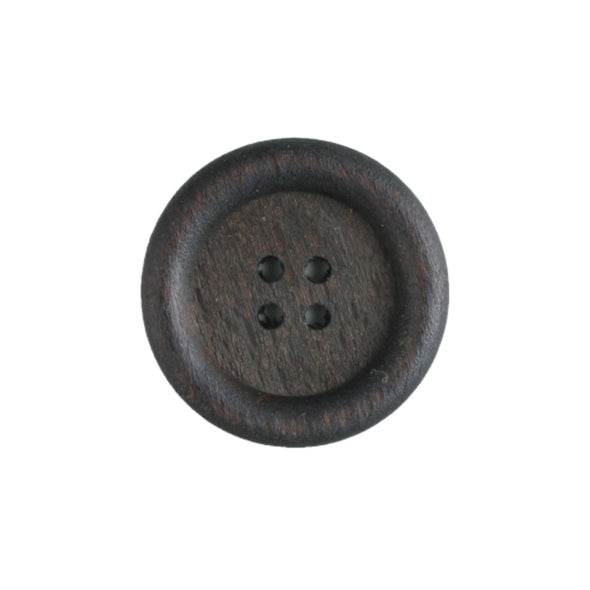 Button 241038 Dark Brown 18mm