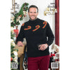 King Cole 3809 Holly and Berries or Candy Cane Sweater
