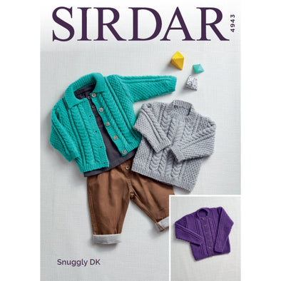 Sirdar 4943 Snuggly DK Cardigans and Sweater