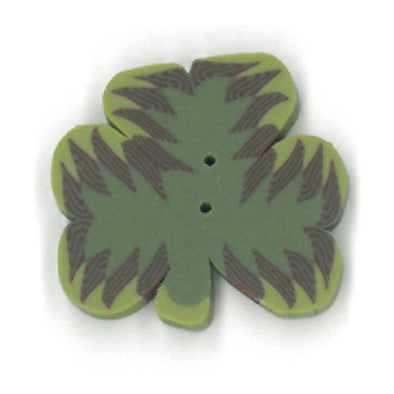 Just Another Button Company 2260.L Large Three Leaf Clover