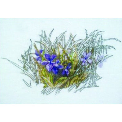Alisena S01035 Field Flowers - Violets