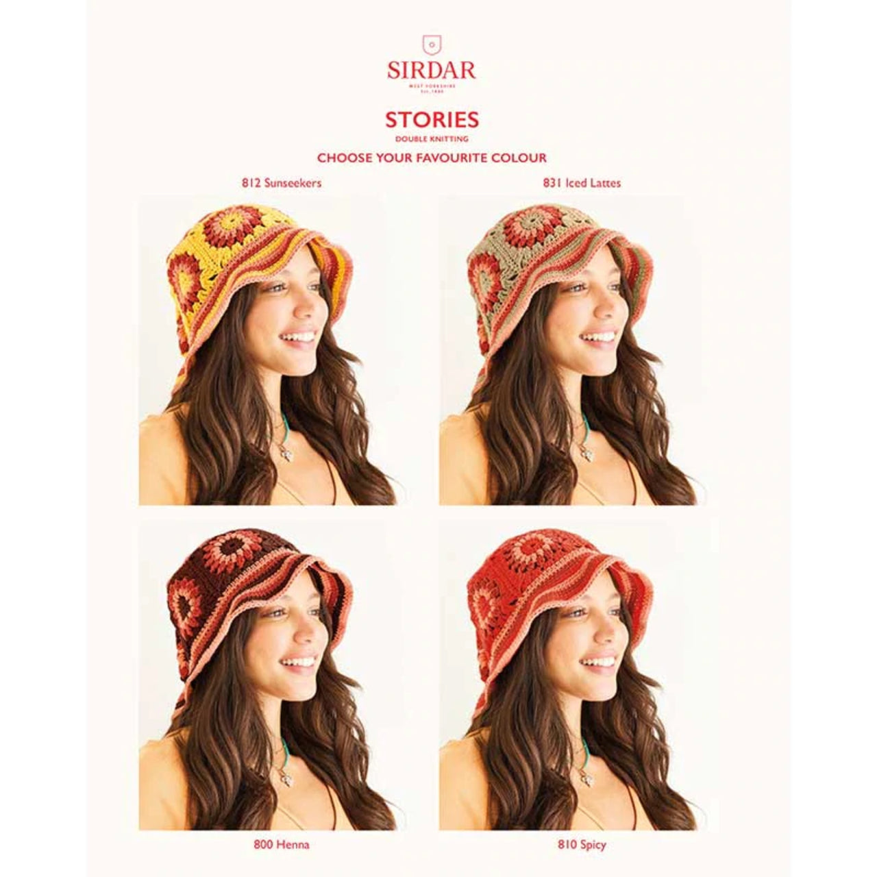 Sirdar 10533 Stories Crochet Hat