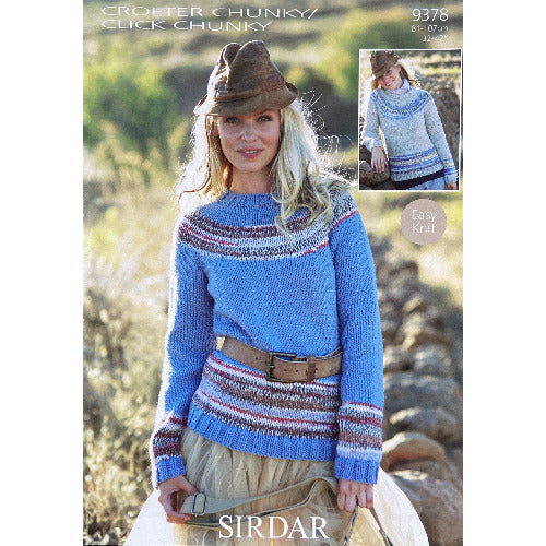 Sirdar 9378 Crofter Chunky Sweater