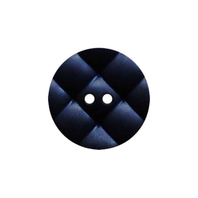 Button 317841 Pillow-Shaped Surface Navy 18mm