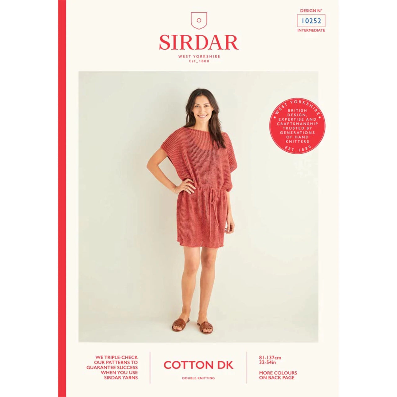 Sirdar 10252 Cotton Dk Cover UP