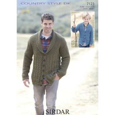 Sirdar 7123 Country Style DK Cardigan