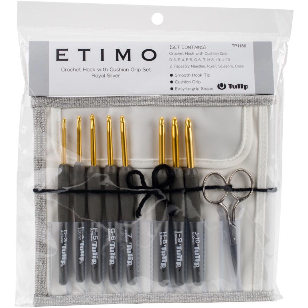 Crochet Hook Gift Set Tulip Etimo Grey