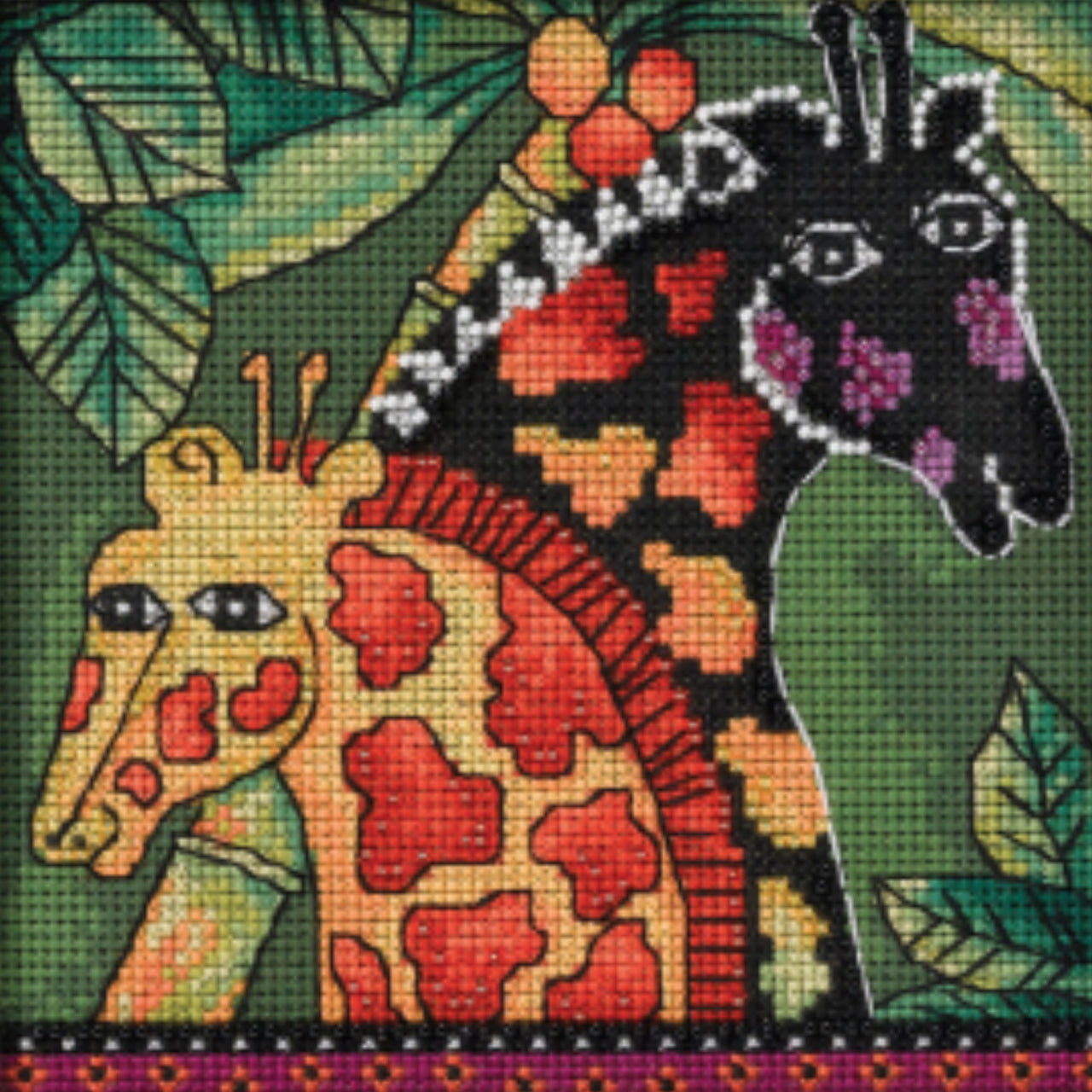 Laurel Burch 14-2211 Giraffe Amazonia 2022