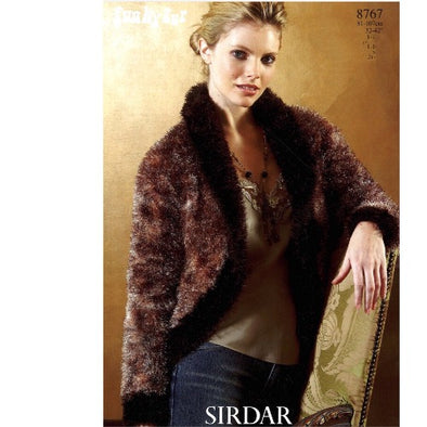 Sirdar 8767 Jacket Funky Fur
