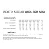 Sirdar 7333 Wool Rich Aran Jacket