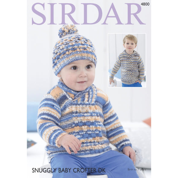 Sirdar 4800 Crofter Baby sweater and Cap
