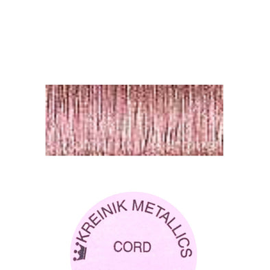 Kreinik Metallic Cord 007C Pink