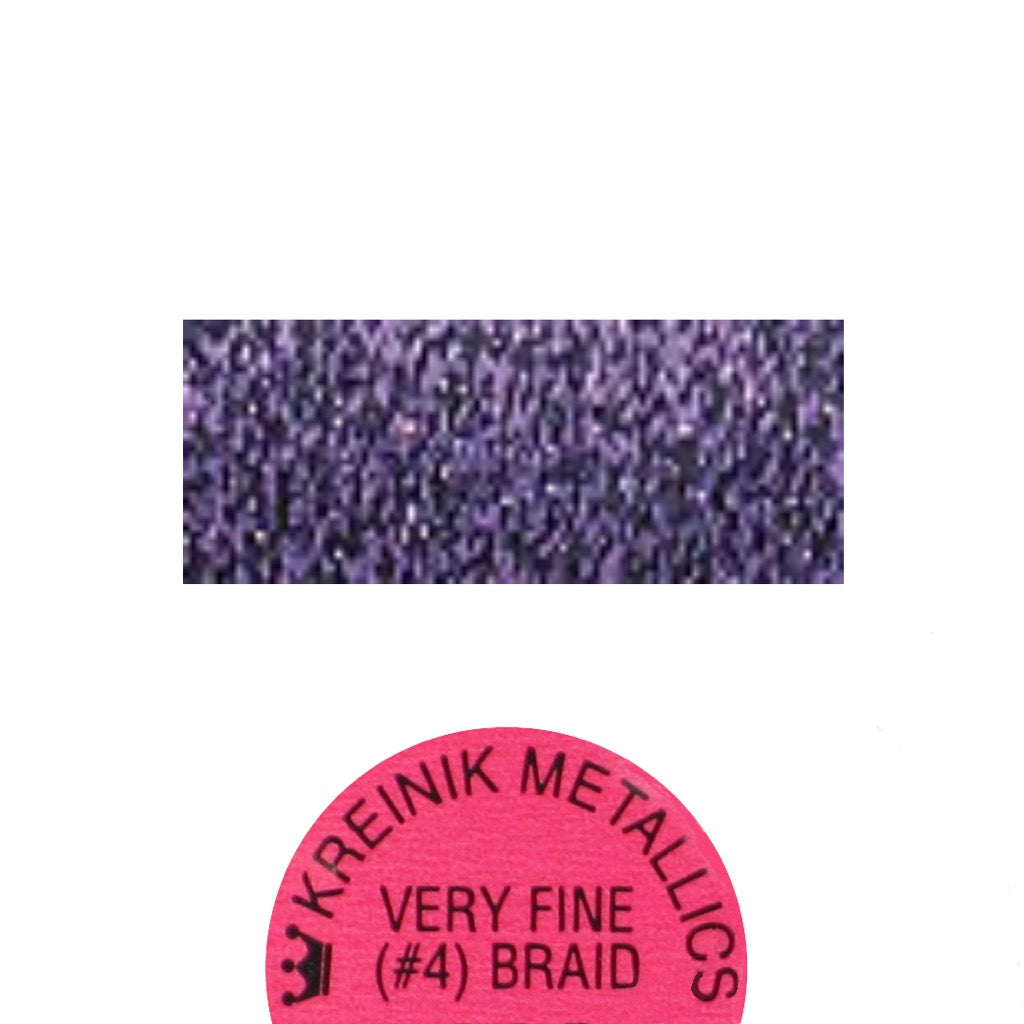 Kreinik Metallic #4 Braid   026 Amethyst