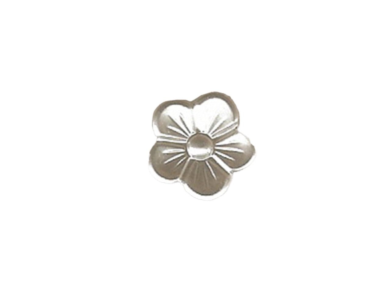 Button 053027EB White flower 15cm