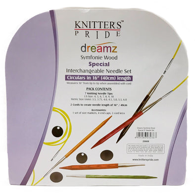 Circular Needle Gift Set Knitter’s Pride Dreamz Special 3.5 - 6.0mm Interchangeable