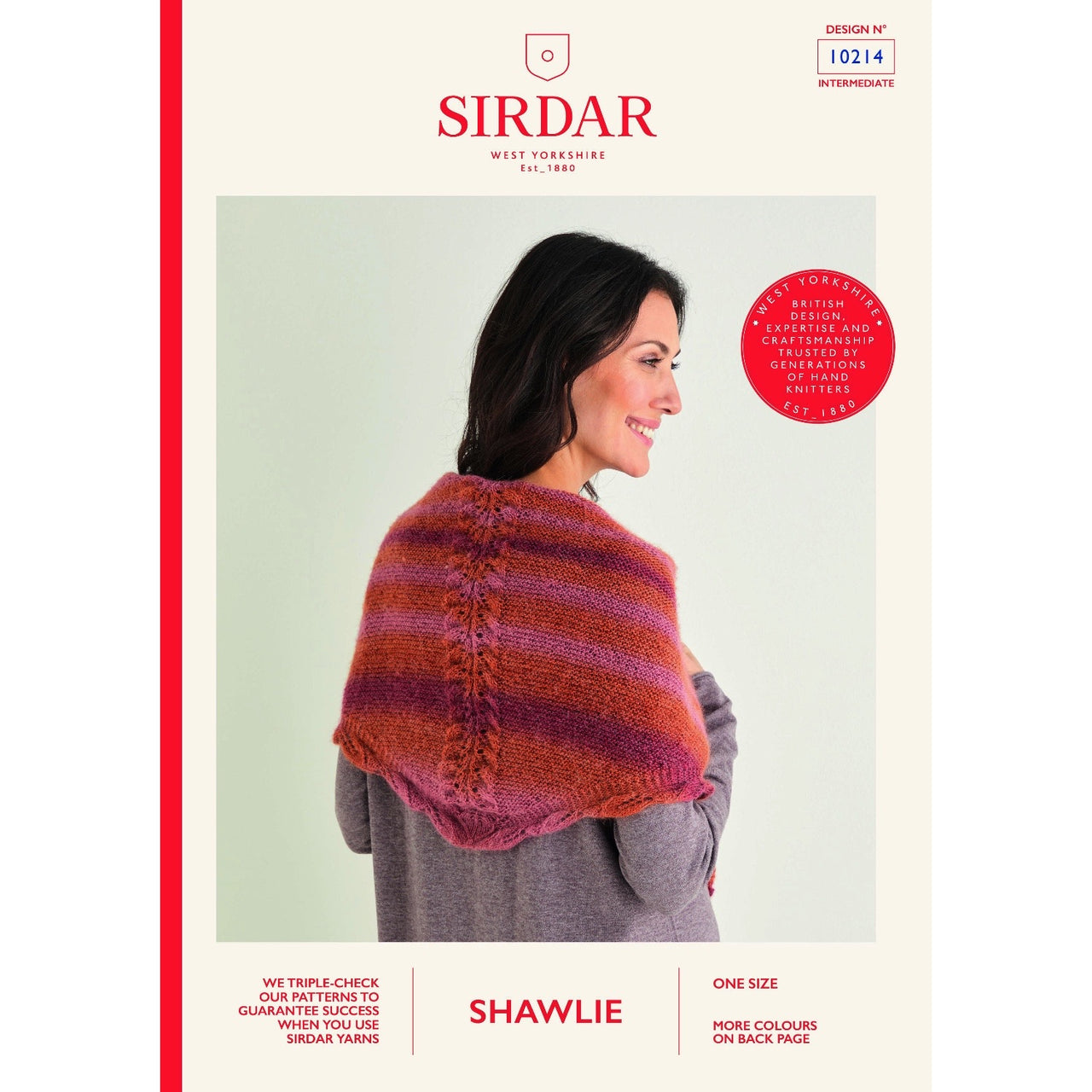 Sirdar 10214 Shawlie Cable Shawl