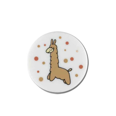 Button 261329 llama with Shank Round 15mm