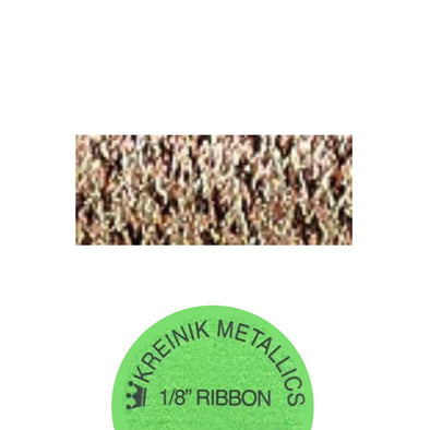 Kreinik Metallic 1/8” Ribbon  071 Misty Gold