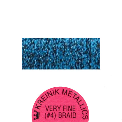Kreinik Metallic #4 Braid   033 Royal Blue