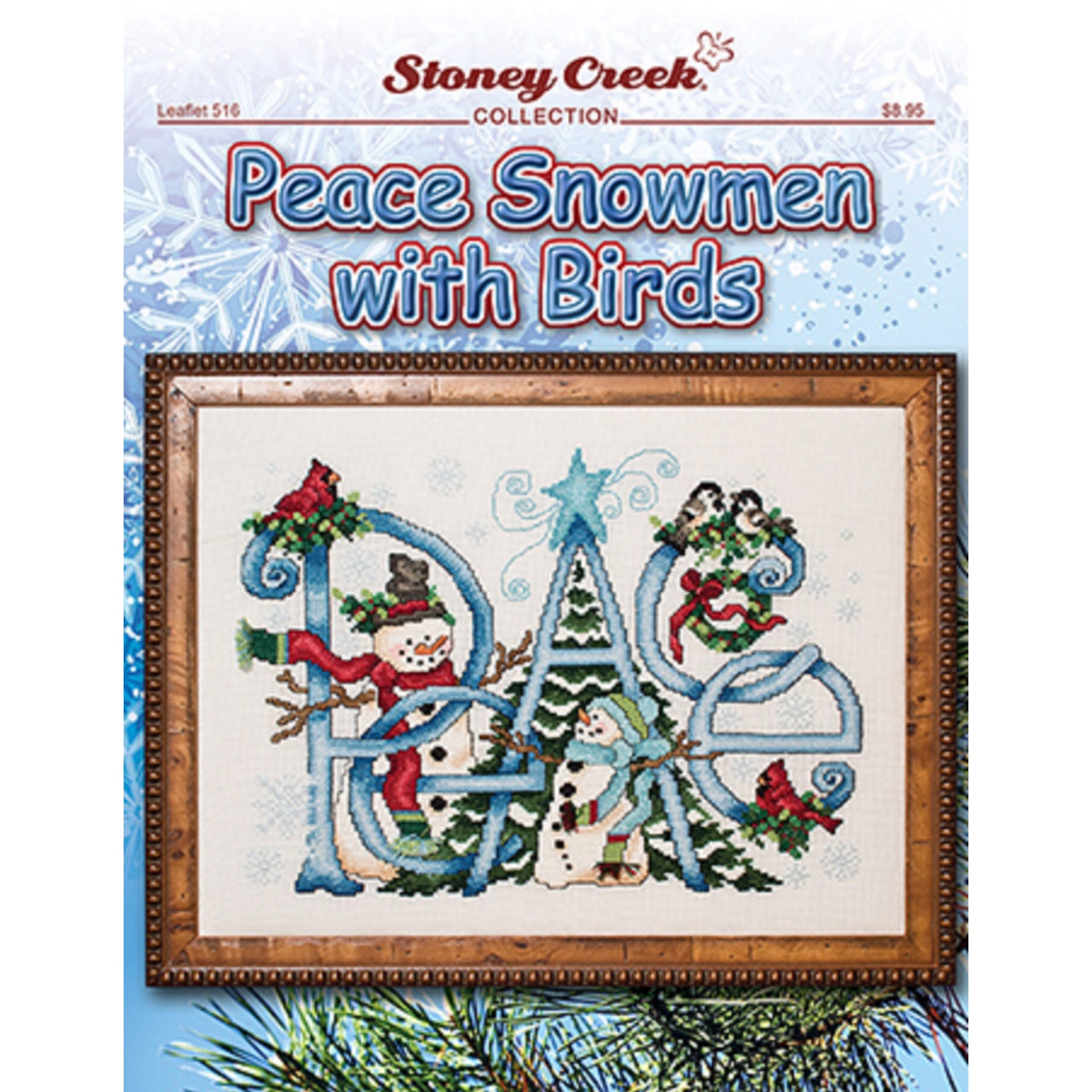STCL 516 5eace Snowman with Birds
