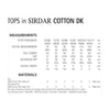 Sirdar 7237 Cotton DK Sweater